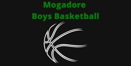 Green text: Mogadore Boys Basketball