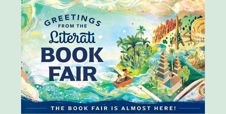 Text: Greetings from the Literati Book Fair: The Book Fair is Almost Here!