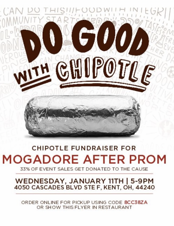 Do Good with Chipotle After Prom flyer